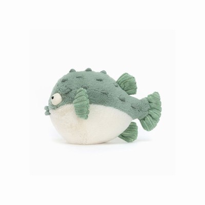 Jellycat Pacey Pufferfish UK | 39481DTQS
